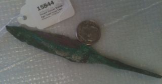 Non Pre Columbian Persian Bronze Arrow,  Spear Tip,  Antiquity,  Militaria,  Relic photo