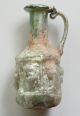 Ancient Roman Glass Jag - Decorated Mask Of Medusa And Bacchus  T Roman photo 2