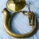 1959 C.  G Conn Sousaphone Elkhart 24 Inch Bell Lady 3 Valve Serial 827180 Brass Brass photo 2