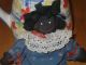 65 Years Old African American Rag Doll Folk Art Handmade Primitives photo 1