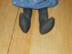 65 Years Old African American Rag Doll Folk Art Handmade Primitives photo 2