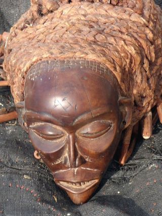 Very Fine Vintage Highest Quality Chokwe Mwana Pwo Mask / Headdress photo