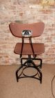 Toledo Stool Mid - Century Machine Age Industrial Steampunk Chair Stool Adjustable 1900-1950 photo 3