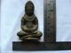 Rare Antique Old Buddha Statue Thai Amulet Southeast Asia Kingdom Of Lavo Figure Statues photo 1