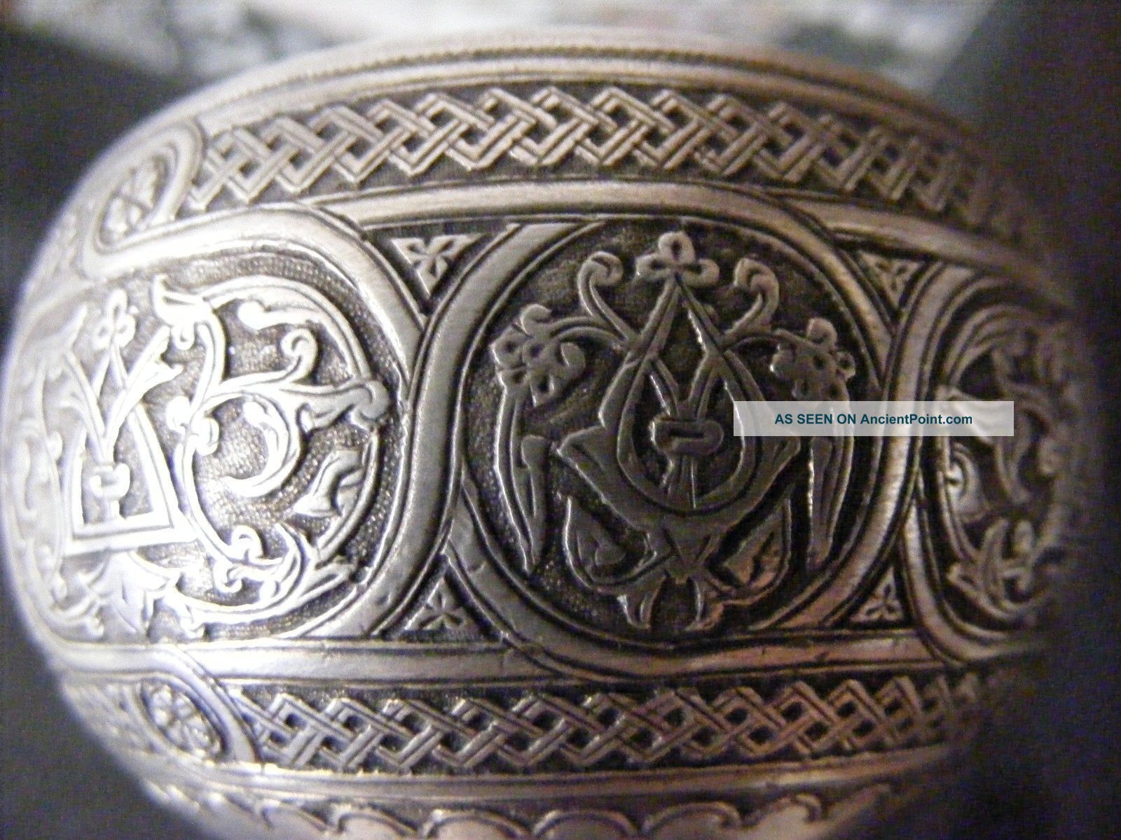Rare 1900 Khlebnikov Engraved Russian Silver Bowl 78gr Russland Silber Russia photo