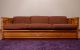 Mid Century Modern Couch And Loveseat.  Natural Wood ' 70s.  Danish Style.  Oak Post-1950 photo 1
