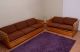 Mid Century Modern Couch And Loveseat.  Natural Wood ' 70s.  Danish Style.  Oak Post-1950 photo 7