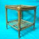 1900 ' S Antique Rare Rattan Bamboo Cane With Glass Top Hand Crafted Tea Table 1900-1950 photo 1