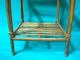 1900 ' S Antique Rare Rattan Bamboo Cane With Glass Top Hand Crafted Tea Table 1900-1950 photo 7