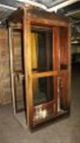 Antique Grand Rapids Clothing Oak Showcase With Wavy Glass Display Cases photo 7