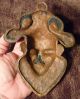 Old Vintage Antique Ashanti Bronze Brass Art African Mask Statue Face Man Sculptures & Statues photo 6