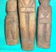 Antique Old Wooden Hand Carved 3 Piece Tribal Lady With Her Children Figure Sculptures & Statues photo 5