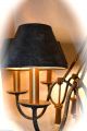 French Tole Bouillotte Chandelier 8 Lamp Light Wrought Iron Gold Tassel Chandeliers, Fixtures, Sconces photo 7