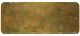 Antique Brass Plaque Late 19th 