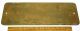 Antique Brass Plaque Late 19th 