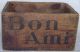 Antique Bon Ami Company New York Wooden Box Finger Jointed Wood Case Primitives photo 1
