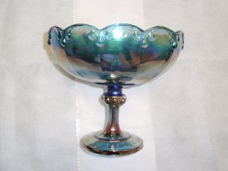 Glass Art Pedestal Bowl photo