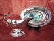 Silverplate Gravy Boat And Saucer Other photo 1
