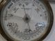 Very Large Antique Adie & Wedderburn Wooden Circular Barometer And Thermometer Other photo 4