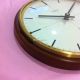 Very Rare Wempe Slimtype Marine Clock Of Wood And Brass From Germany. Clocks photo 3