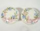 2 Porcelain Made In France Hand Painted Signed Door Knobs Flowers & Bow Limoges Door Knobs & Handles photo 8