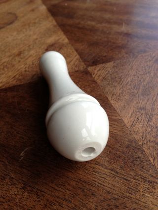 Vintage Antique Porcelain Light Pull Toilet Handle Nos New Old Stock 1920 ' S Fab photo