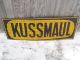Vtg Kussmaul Corn Sign 1930 - 40 ' S Tin Tacker Metal Folk Art Ear Seed Feed Farm Other photo 2