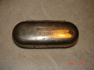 Vintage H.  K.  Mulford Co.  Anti - Toxine Syringe Case photo