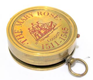 Brass Sundial Compass - The Mary Rose - London photo