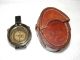Liquid Filled Prismatic Compass By E.  R.  Watts & Son In Leather Case,  1930 Other photo 1
