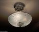((stars))  40 ' S Vintage Ceiling Lamp Light Petite Chandelier Re - Wired Chandeliers, Fixtures, Sconces photo 2