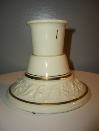 Vintage Antique 3 Chain Porcelain Ceramic Harmony House Ceiling Light Fixture photo
