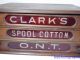 Rare Antique Vintage Clark ' S Spool Cotton O.  N.  T.  Store Display 3 Drawer Cabinet Display Cases photo 2