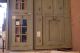 Vintage Oak Green Painted Arts And Craft Built In Cabinet Good Funky Look 1800-1899 photo 4