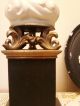 2 Vtg French Style Figurine Porcelain Figural Brass Table Lamps Light Fixtures Chandeliers, Fixtures, Sconces photo 5