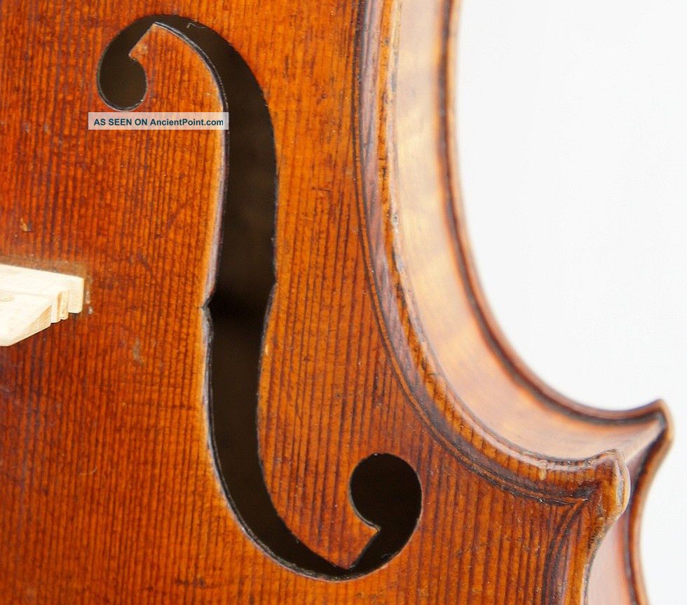 Excellent Antique German Violin,  Ernst Heinrich Roth,  Ruggeri Model C.  1920s String photo