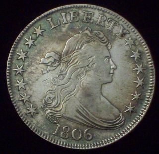 1806 Draped Half Dollar Silver O - 115a Variety - Xf Detailing Priced To Sell photo
