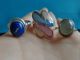 X3 Post Medieval Silver Rings British photo 1
