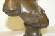 Fabulous Late Fille De Bo 19th - Century French Bronze Bust - Art Neouveau - Signed Metalware photo 7