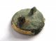 Rare 500 A.  D British Found Anglo Saxon Period Gold Gilt Bronze Button Brooch.  Vf British photo 9