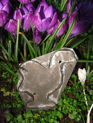 Lovely & Quite Primitive Tin Cookie Cutter Duck Aafa Americana Hand Soldered photo