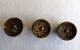 19 Antique Vintage Victorian Buttons 1920/30 Metal Gold Brass Tone Embossed Buttons photo 2