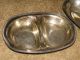 Vtg Christmas Epns Windmill Silver Plated Lidded Divided Relish Serving Dish Lid Platters & Trays photo 3