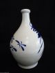 Very Fine Japanese Arita - Style Blue & White Bottle Vase W/ Hand - Painted Peonies Vases photo 2