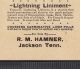 Lightning Liniment Cure Bottle Mortar & Pestle Owl Drug Advertising Trade Card Quack Medicine photo 5