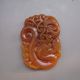 Natural Chinese Huang Dragon Jade Carved Dragon Phoenix Pendant Nr Necklaces & Pendants photo 3