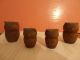 Mid - Century Set Of 4 Wooden Omc Owls - 2 Large & 2 Small Mid-Century Modernism photo 4