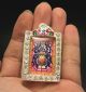 Kb Krissna Spider Back Phra Phrom Embed Takrut & Gem Charmer Rich Thai Amulet Amulets photo 8