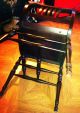 Exceptional Antique Late 19 C Mahogany Piano Bench Chair Seat Stunning 1900-1950 photo 10