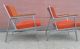 Vintage Steelcase Office Chair Pair Mid Century Lounge Metal 1960 ' S Modern Eames Mid-Century Modernism photo 1